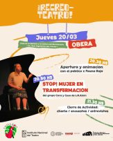 Fauna Roja de Posadas trae el Recreo – Teatro a Oberá