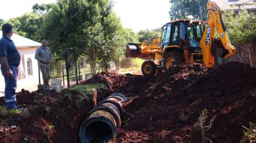 Oberá: Comenzaron los trabajos del programa de entubado en barrios de la ciudad