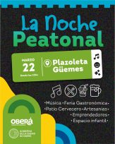 Oberá se prepara para una nueva Noche Peatonal