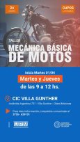 Taller de reparación básica de motos