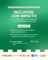 Encuentro con pymes y organizaciones de la sociedad civil por inclusión con impacto