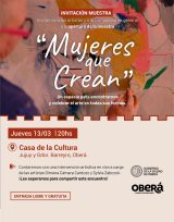 Arte y creatividad en la muestra «Mujeres que crean»