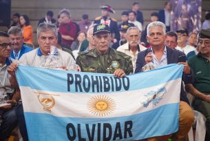 MISIONES RINDIÓ HOMENAJE A LOS VETERANOS Y CAÍDOS EN LA GUERRA DE MALVINAS