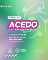 Habrá reunión informativa para estudiantes que participarán de ACEDO