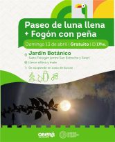 Fogón de la Luna Llena y Peña Folclórica en el Jardín Botánico