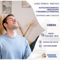 Comienzan los cursos gratuitos de autoconocimiento en Oberá