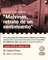 Muestra itinerante “Malvinas, retrato de un sentimiento”