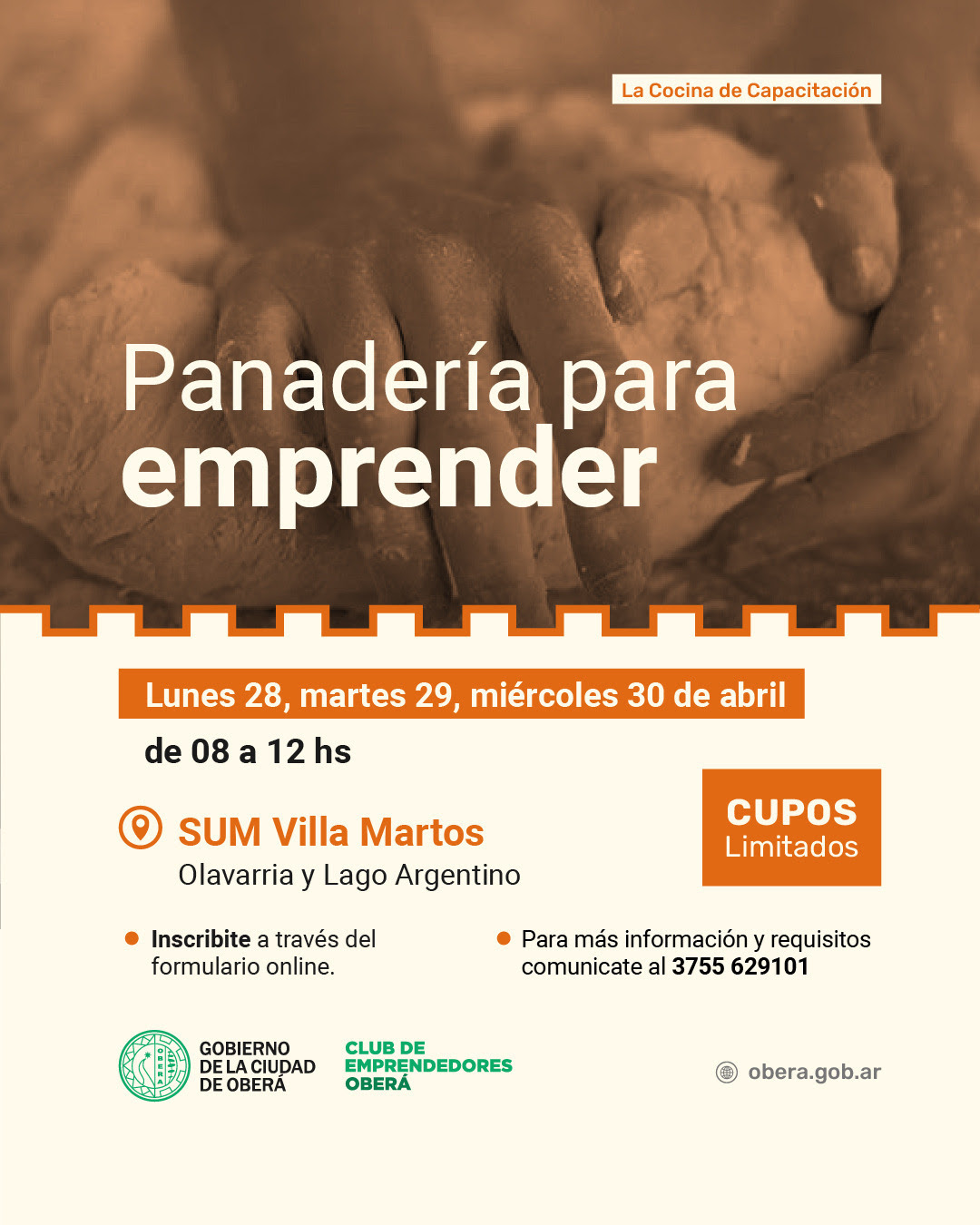 Capacitación: Panadería para Emprender