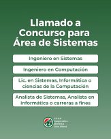 Concurso abierto Contratación de Un (1) Profesional para Área de Sistemas