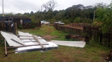 Trabajo y asistencia tras el temporal en Oberá