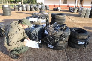 Gendarmería secuestró importante cargamento de cubiertas y mercadería de diferentes rubros en infracción a la Ley de Contrabando