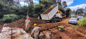 Mejoras en calle Sagrado Corazón de Jesús de villa Svea I