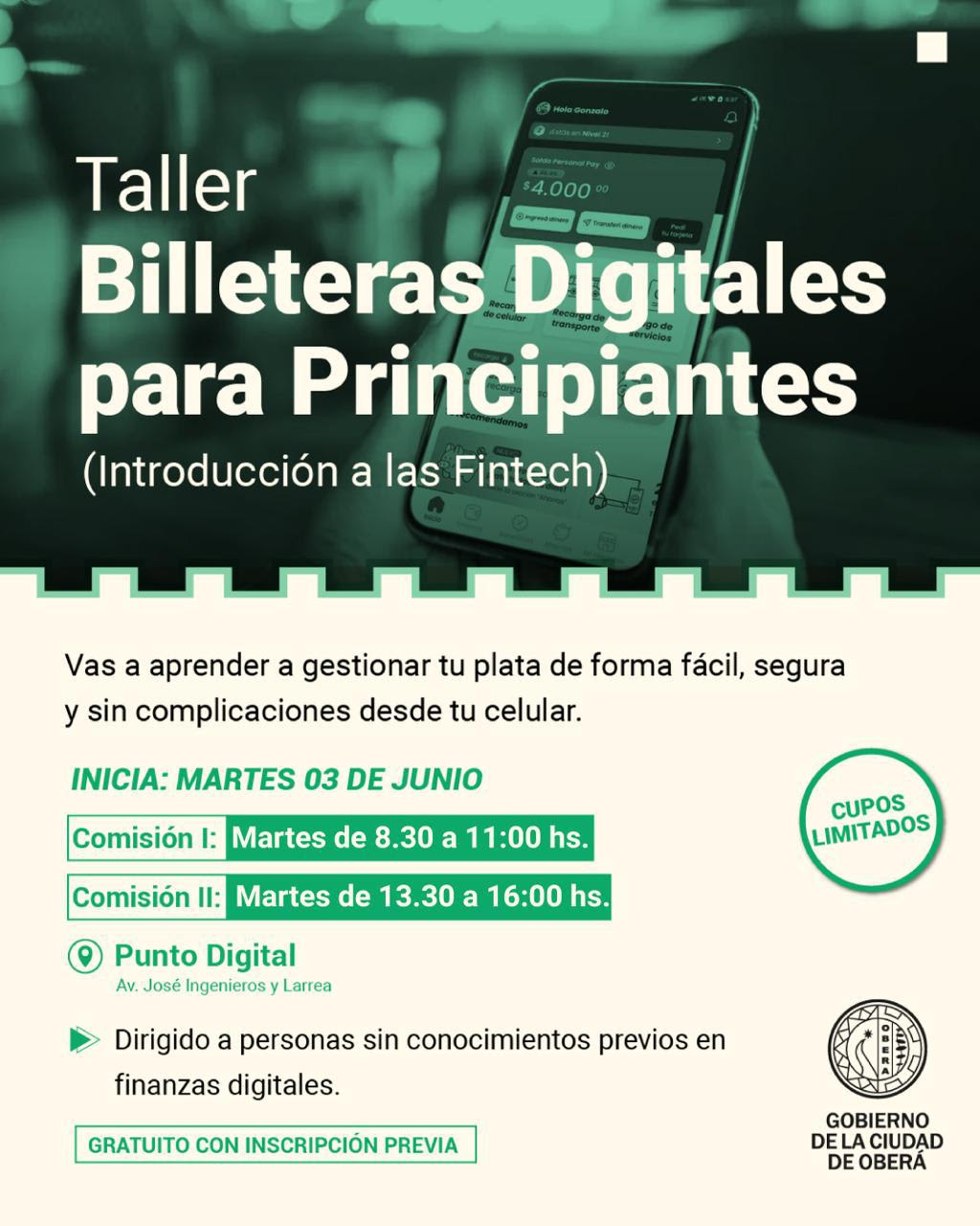 Taller billeteras digitales para principiantes