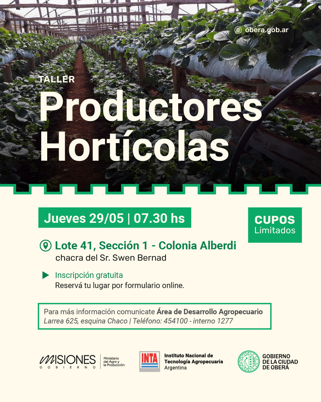 Taller para productores hortícolas