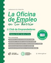 La Oficina de Empleo estará en el Club de Emprendedores