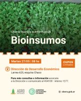 Charla técnica e informativa sobre bioinsumos