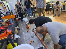 Alumnos avanzan con el curso de Auxiliar en Instalaciones Sanitarias y de Gas