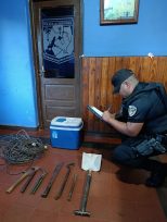 Policías de Guaraní recuperaron objetos robados y demoraron a dos menores