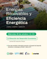 Charla sobre Energías Renovables y Eficiencia Energética