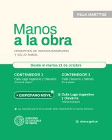 Manos a la Obra: Esta semana estará en villa Martos