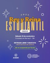Elección Departamental de Rey y Reina Estudiantil Oberá 2025