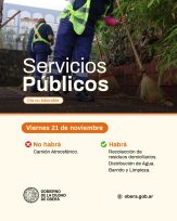 Servicios públicos para el feriado largo