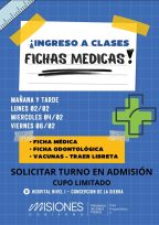 Concepción de la Sierra se prepara para el ingreso escolar