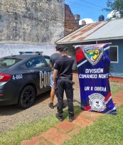 Un hombre fue detenido por causar disturbios y amenazar con un machete a la policía