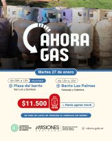 Nueva jornada del programa “Ahora Gas” en barrios de Oberá