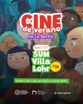 Hoy martes el Cine de verano llega al SUM de Villa Lorh