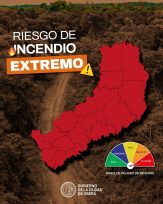 El peligro de incendios alcanza niveles extremos en toda la provincia