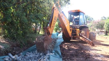 Calle Río de la Plata tendrá cordón cuneta y drenajes para mejorar el escurrimiento del agua