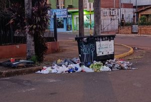 Preocupación por acumulación de basura en la esquina de Sarratea y Río Negro