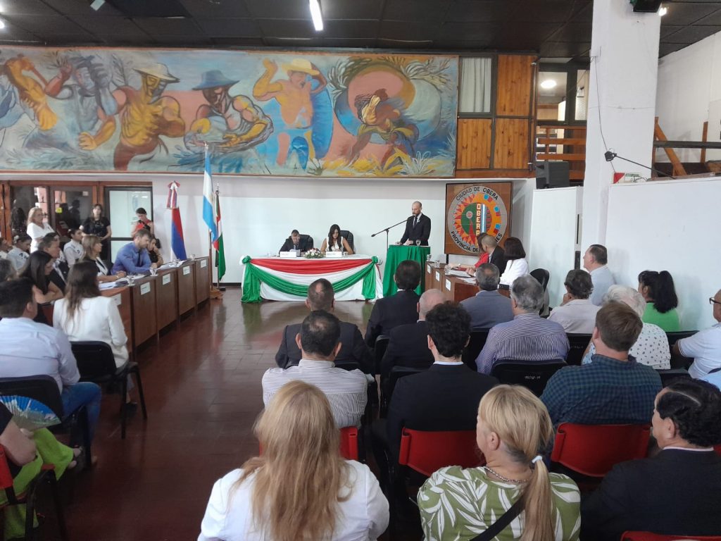 El domingo 1 de marzo se realizará la Apertura del L Período de Sesiones del Concejo Deliberante