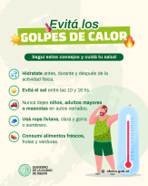 Recomendaciones para prevenir golpes de calor durante el verano