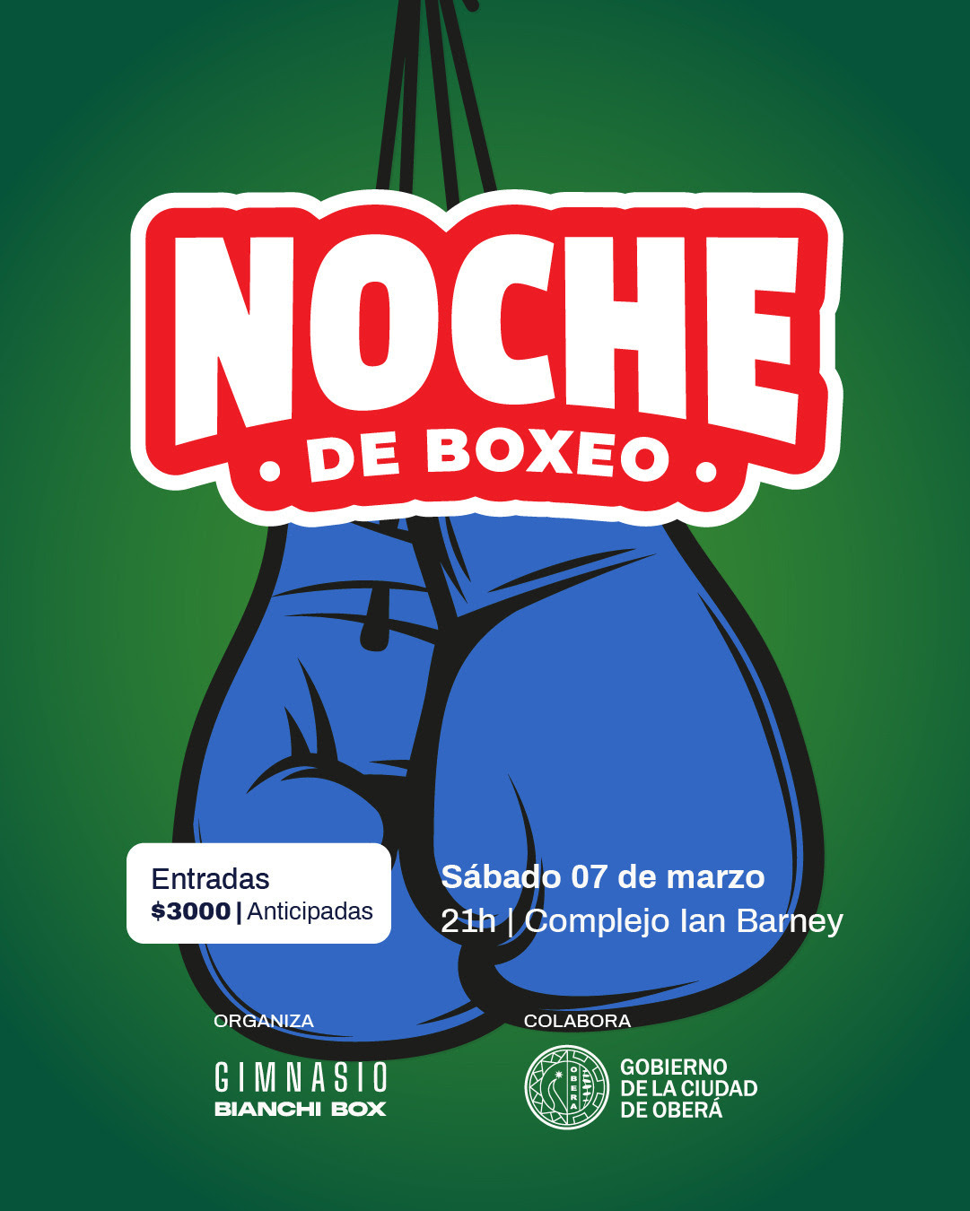 El Ian Barney recibirá una gran jornada de boxeo fiscalizada por la FAB