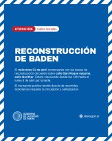 ATENCIÓN OBERÁ, Calle San Roque y Günther en corte total por obras de reconstrucción