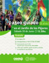 Paseo guiado gratuito en el Jardín de los Pájaros «Día de la Bandera Argentina»