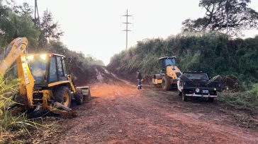 Siguen las mejoras en caminos rurales de la Zona Norte de Oberá