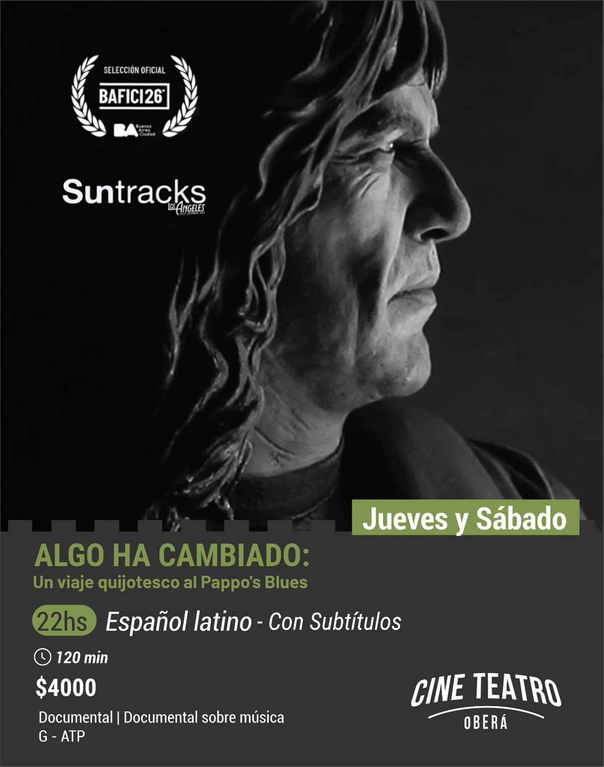 Recomendado del cine: “Algo ha cambiado: Un Viaje Quijotesco al Pappo’s Blues”