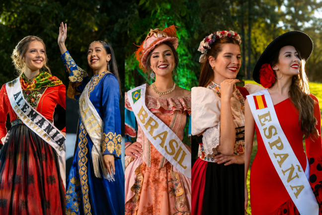 Oberá conoció a las nuevas candidatas a Reinas del Inmigrante