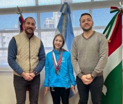 Valeska Bazila hizo historia en la Copa Sudamericana de Gimnasia Rítmica y fue reconocida por el Gobierno de la Ciudad de Oberá
