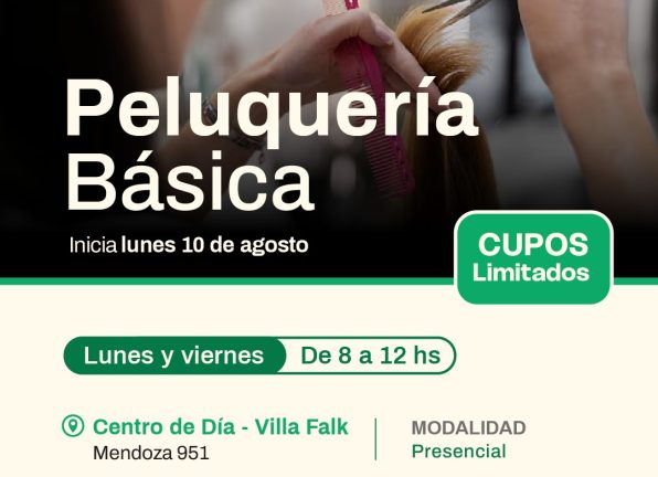 Abren las inscripciones para el Taller de Peluquería Básica en Villa Falk