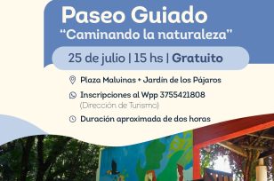 Oberá invita a descubrir su riqueza natural en un paseo guiado