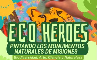 Ecohéroes en el Jardín Botánico: este sábado los chicos pintan los Monumentos Naturales de Misiones
