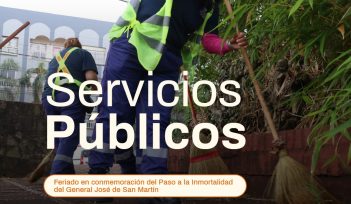 Anuyncio de Servicios Públicos para el lunes 17 de agosto en Oberá