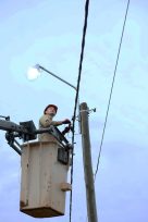 Alumbrado Público: Se instalaron 26 nuevas luminarias LED en el barrio Punta Alta