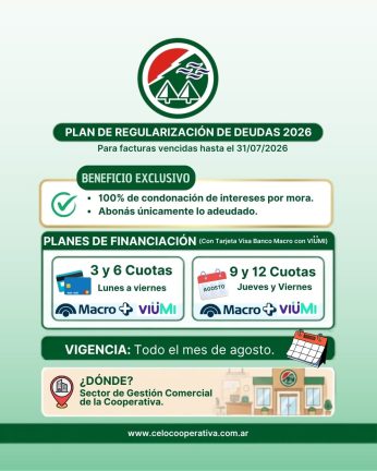 CELO: Plan especial para regularizar tus facturas vencidas con Visa Macro y Viumi