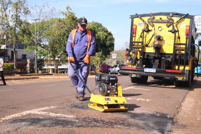 Oberá moderniza sus trabajos de bacheo logrando más eficiencia y capacidad de respuesta