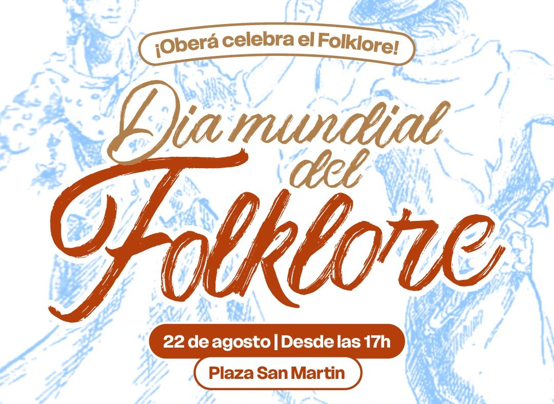 Oberá celebrará el Día Mundial del Folklore con música, danza y una gran peña cultural